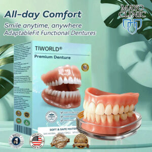 Tiworld® Premium Denture AdaptableFit Functional Dentures
